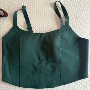 Dark Green Sports Bra